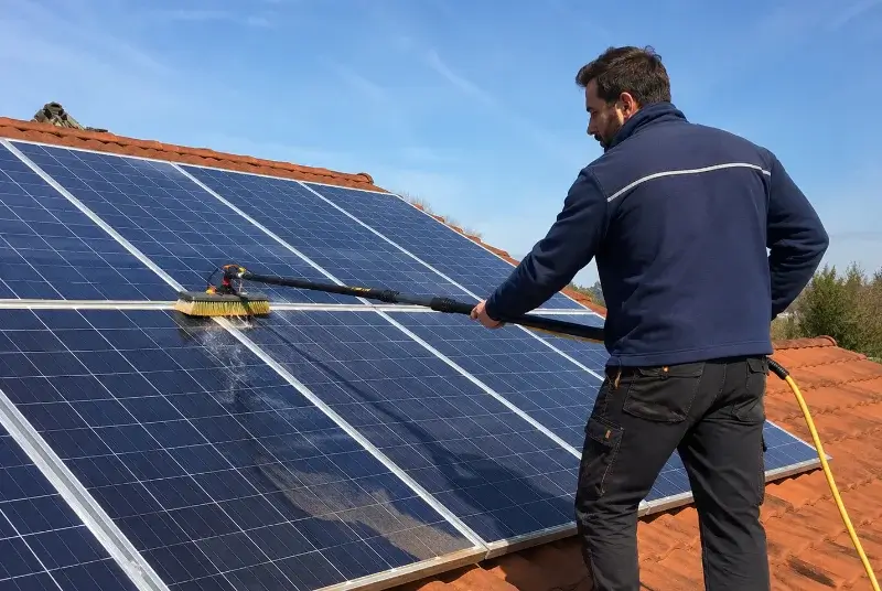 Nettoyage et entretien de panneaux solaires à Rivesaltes